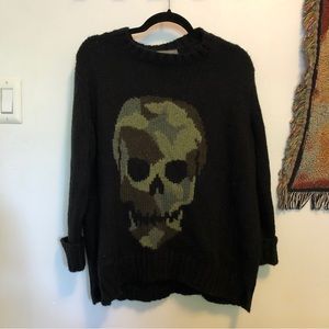 Wooden Ships Camo Skull Crew
